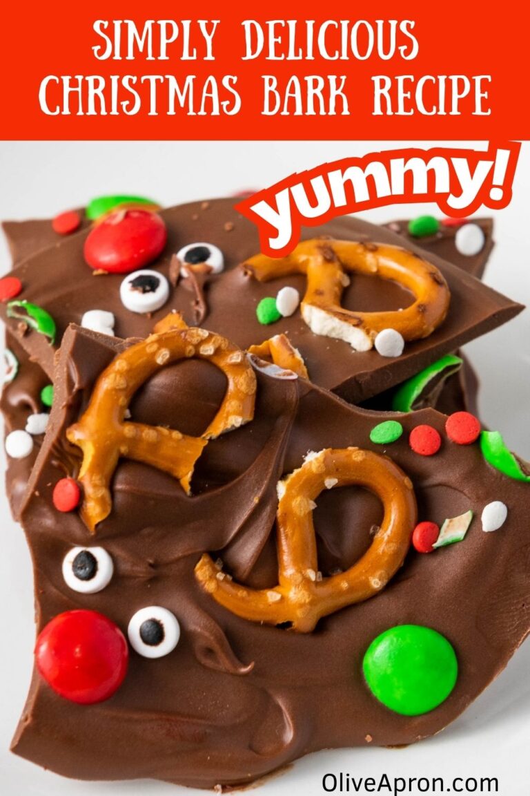 Easy Christmas Chocolate Bark Pretzel