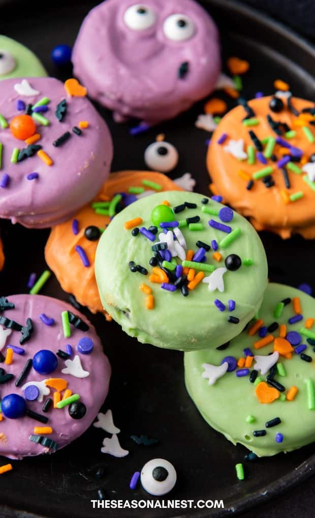 Halloween Oreos Made Into Spooky Cookies