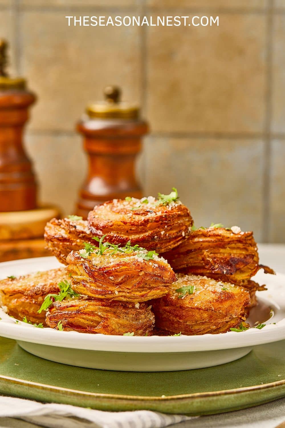 Parmesan Potato Stacks Recipe