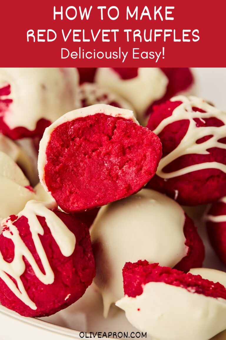 Easy Red Velvet Cake Balls With White Chocolate