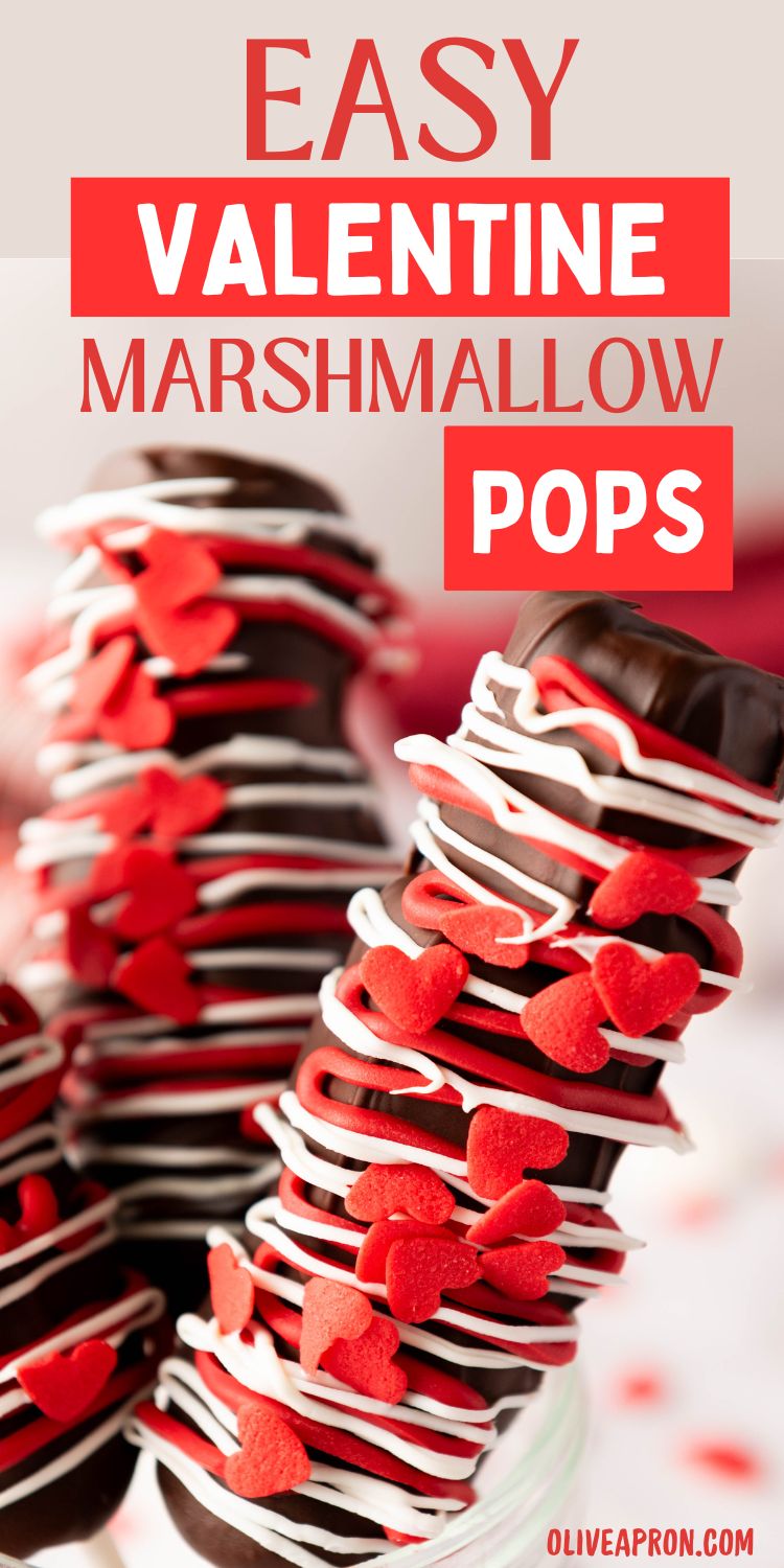 Valentine Marshmallow Pops