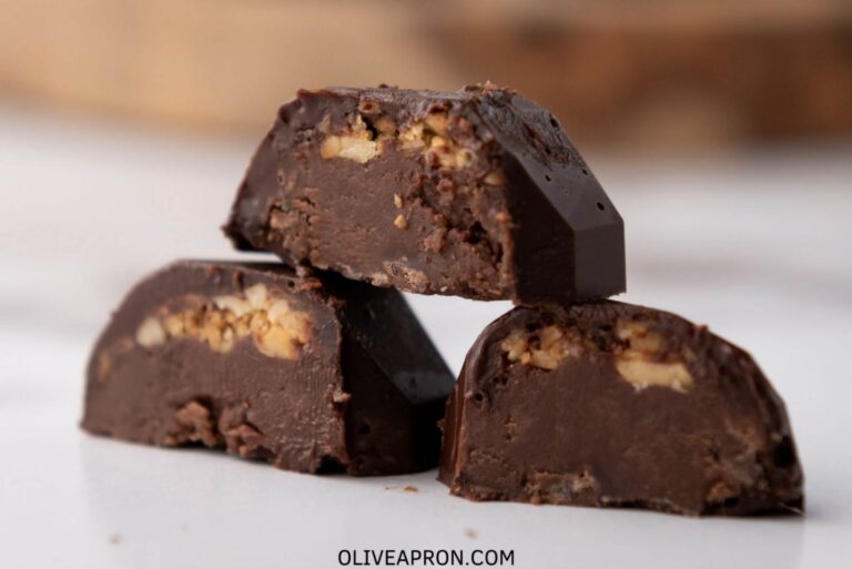 Nutella truffles close up