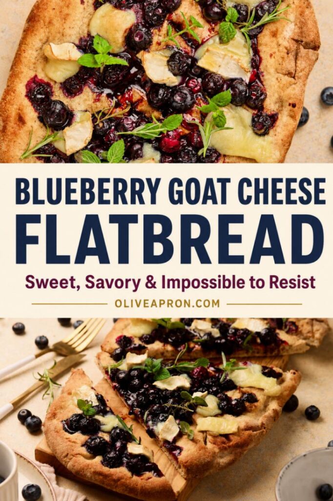 Blueberry Goat Cheese Flatbread Recipe