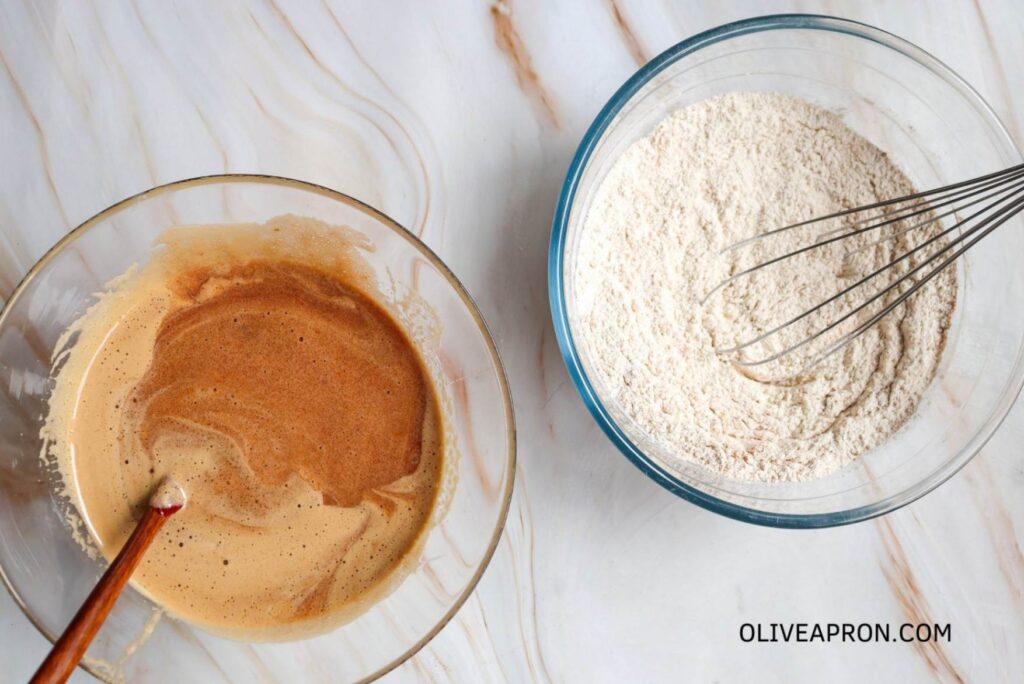 Mixing Wet and dry ingredients