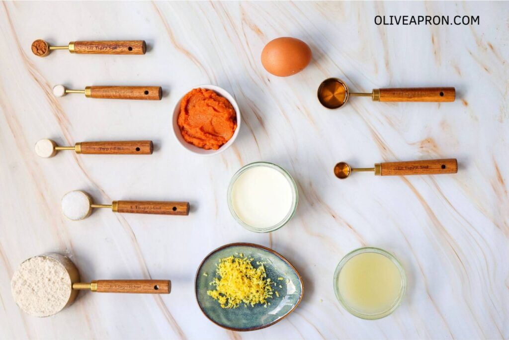 Pumpkin Pancakes Ingredients
